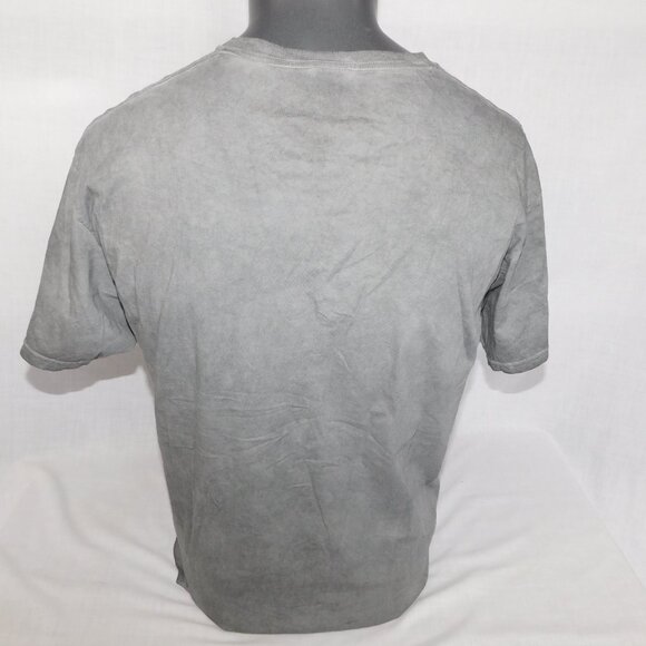 CHEMISTRY Chevy Chevrolet Impala 88 Mens Gray Mens L Airbrush Graffiti T Shirt - Picture 5 of 5